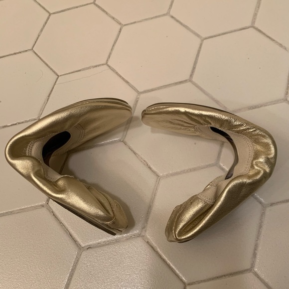 J. Loren Metallic Gold Flats - Picture 8 of 8